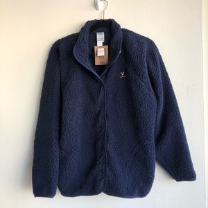 New PINK Victoria’s Secret with 5th & Ocean UVA Virginia Sherpa Jacket
